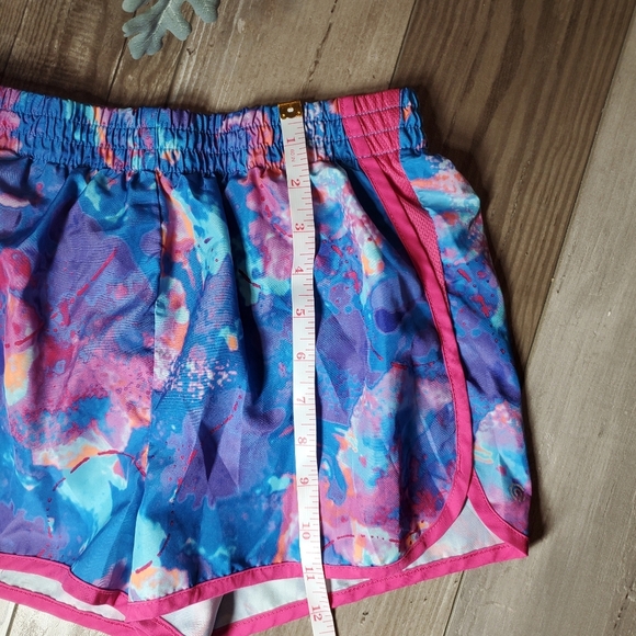 C9 by Champion Girls' 2" Woven Running Shorts Size Large 10-12 Pink Blue EUC - Picture 10 of 14